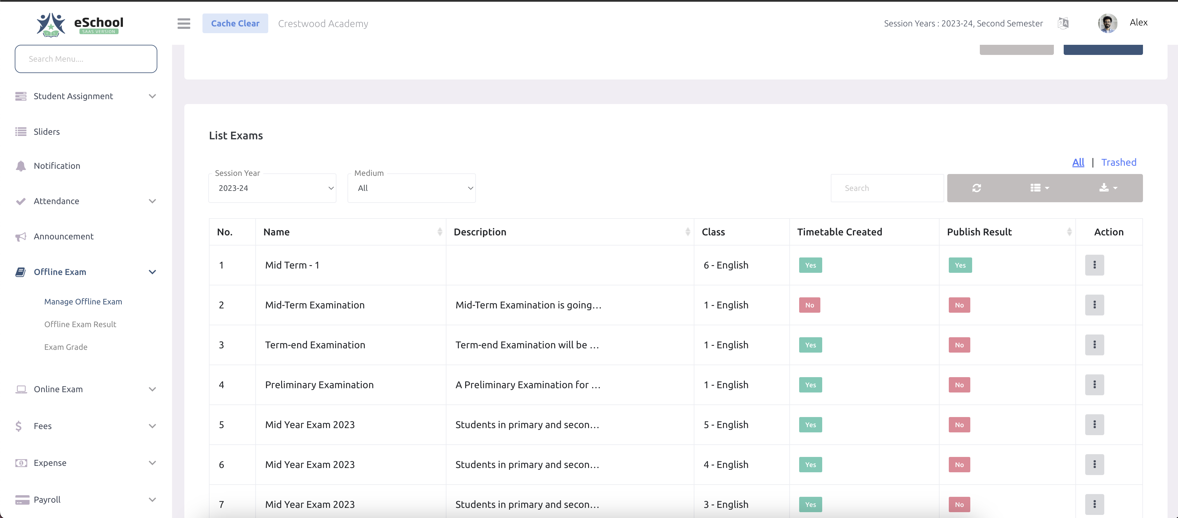 e-School SaaS